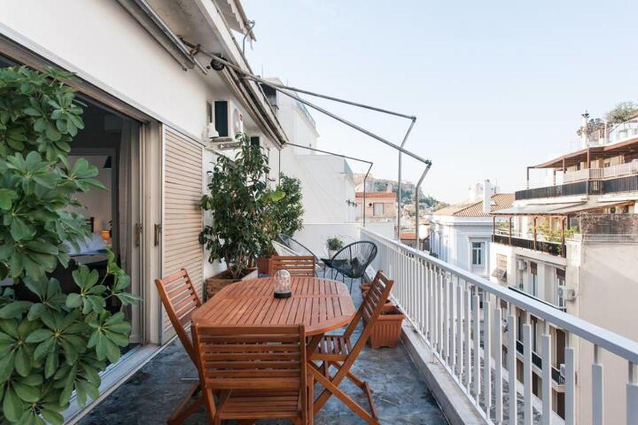 A Masterpiece In Plaka With Big Balcony And Acropolis View Apartment Atena Exterior foto