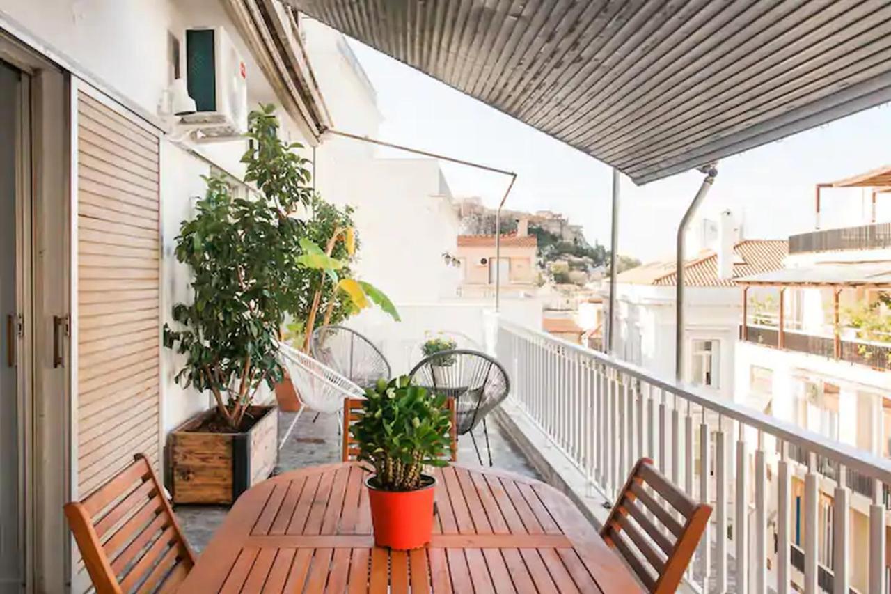 A Masterpiece In Plaka With Big Balcony And Acropolis View Apartment Atena Exterior foto