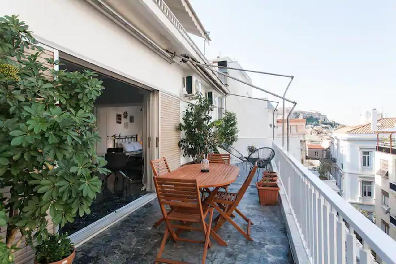 A Masterpiece In Plaka With Big Balcony And Acropolis View Apartment Atena Exterior foto